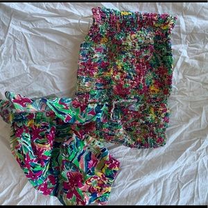 Asymmetrical crop top